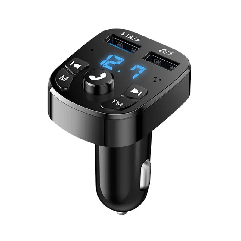 Car MP3 Player, Dual USB Fast Charger, Bluetooth 5.0 FM Transmitter.