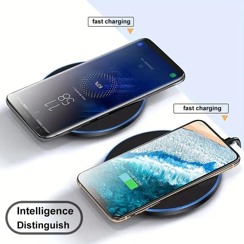 30W Wireless Charger for iPhone 15-12, Samsung, Xiaomi, Huawei. Fast Charging Pad.